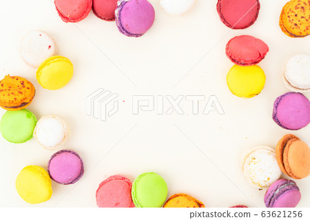 Fresh macaroon confection Fresh macaroon confection 63621256