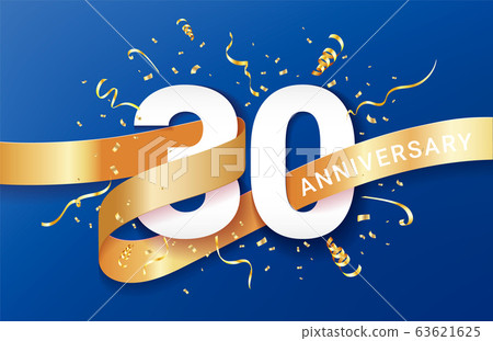 20th Anniversary celebration banner template 63621625