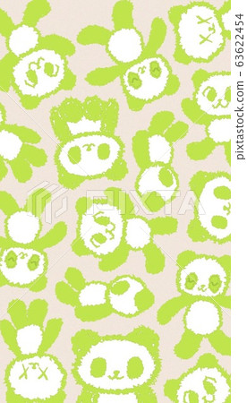 Smartphone wallpaper_Panda flyer pattern 2_2 63622454