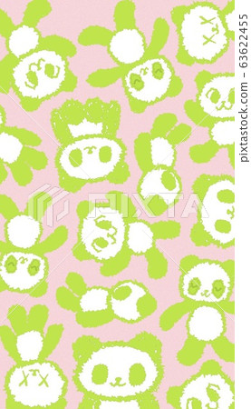 Smartphone wallpaper _ panda flyer pattern 2_3 63622455
