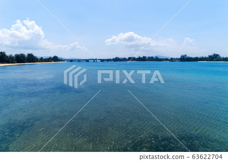 Aerial View Drone shot of sarasin bridge Phuket Aerial View Drone shot of sarasin bridge Phuket 63622704