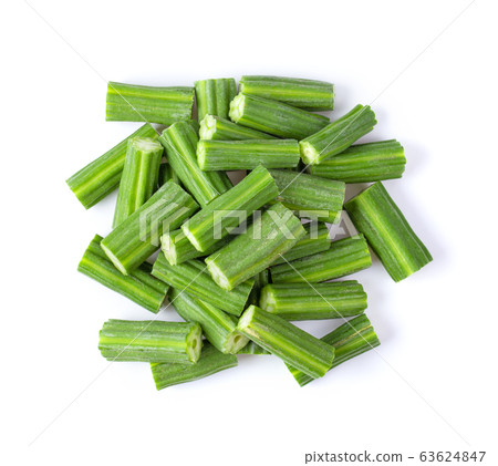 Moringa isolate on white background . top view 63624847