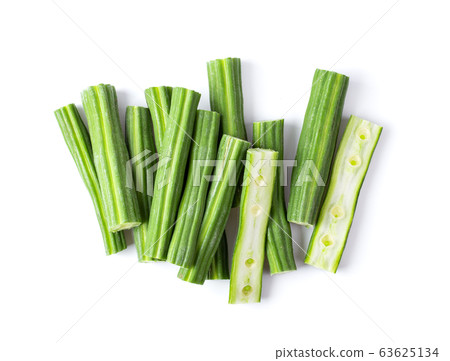 Moringa isolate on white background . top view Moringa isolate on white background . top view 63625134