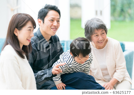 Grandmother living together 63625177