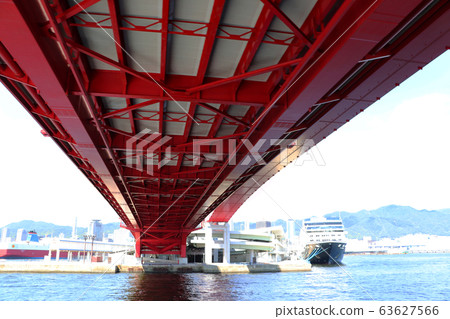 Go under the bridge girder of Kobe Ohashi 63627566