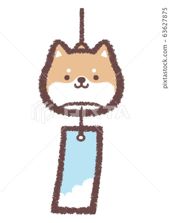 Wind chime Shiba Inu 63627875