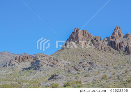 Black Mountain Range near Oatman Arizona USA Black Mountain Range near Oatman Arizona USA 63628296