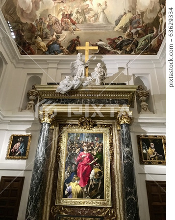 El Greco paintings in Toledo Cathedral, Spain El Greco paintings in Toledo Cathedral, Spain 63629334