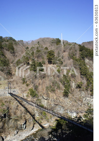 Kinu Kureiwa Large Suspension Bridge 63630813