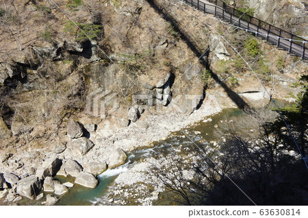 Kinu Kureiwa Large Suspension Bridge 63630814