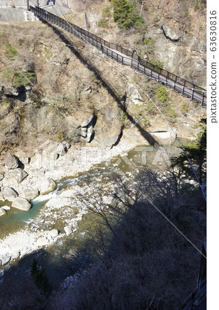 Kinu Kureiwa Large Suspension Bridge 63630816