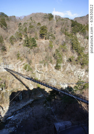 Kinu Kureiwa Large Suspension Bridge 63630822