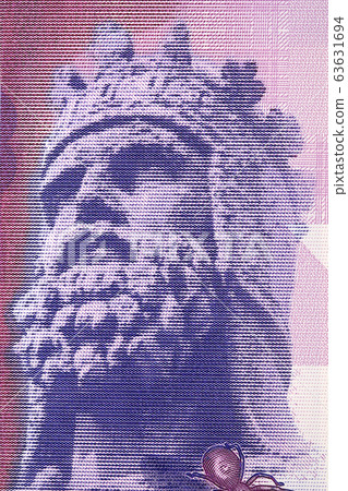 Robert the Bruce a portrait from Scottish money 63631694