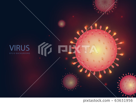 Virus background 63631956