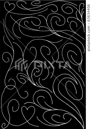 Modern linear pattern with white monograms 63634406