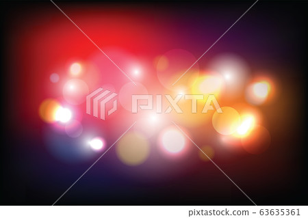 Vector abstract Colorful bokeh background with blur bokeh light effect. illustrator 63635361