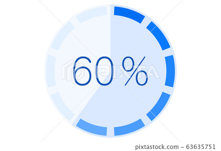 Graph with memory gauge, blue Graph with memory gauge, blue 63635751