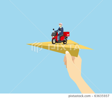Paper airplane, letter, mail Paper airplane, letter, mail 63635937