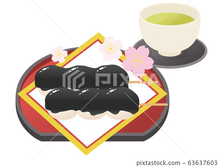 芝麻餃子,茶和櫻花 芝麻餃子,茶和櫻花 63637603