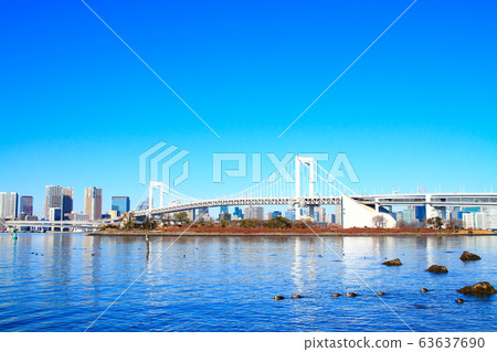 東京彩虹橋及其周圍的風景 東京彩虹橋及其周圍的風景 63637690