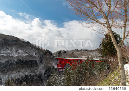 道路車站大月mo Orochi Loop周圍的風景(2020年2月) 道路車站大月mo Orochi Loop周圍的風景(2020年2月) 63640566