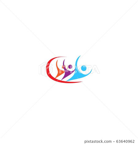 community graphic design template vector isolated - Stock Illustration ...