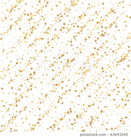 Gold stars luxury sparkling confetti. Scattered sm Gold stars luxury sparkling confetti. Scattered sm 63641040