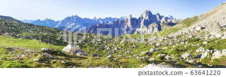 Traveling to beautiful Alps in summer 63641220