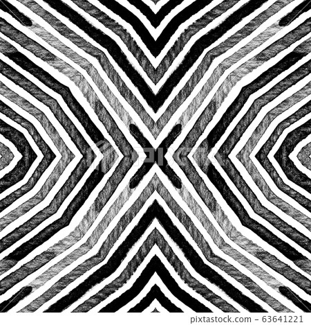 Dark black and white Geometric Watercolor. Dazzlin 63641221