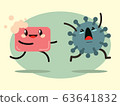Save yourself! Wash your hands! 63641832
