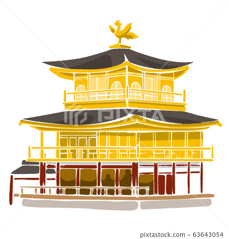 Illustration of Kinkakuji Temple 63643054