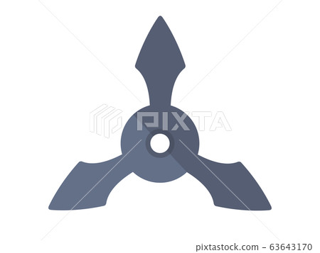 Shuriken illustration Shuriken illustration 63643170