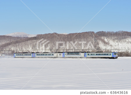 石北本線愛別-垂別JR北海道基哈183系列鄂霍次克 63643616