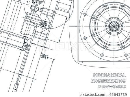 Vector engineering illustration. Cover, flyer, banner, background Vector engineering illustration. Cover, flyer, banner, background 63643789