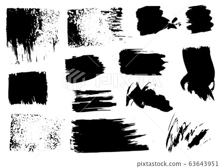 Vector drawing paints. Strips, grunge prints Vector drawing paints. Strips, grunge prints 63643951