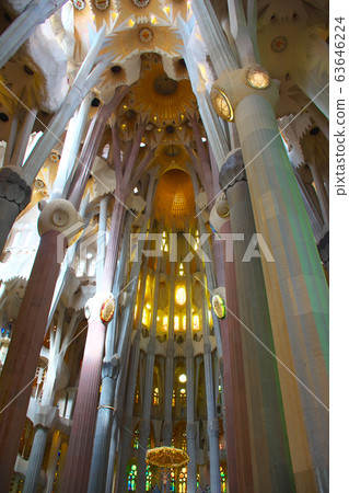 Inside Barcelona Sagrada Familia 63646224