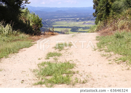 Countryside landscape from high place 63646324
