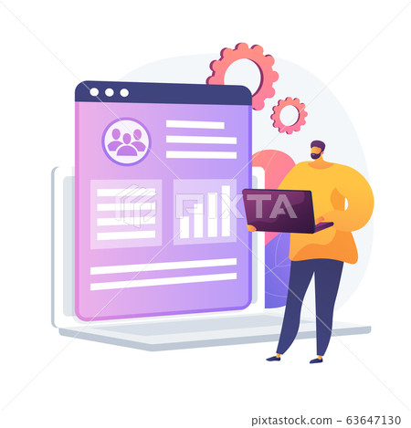 Customer relationship management vector concept metaphor Customer relationship management vector concept metaphor 63647130