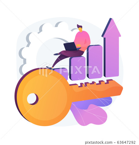 Business strategy, success key vector concept metaphor. Business strategy, success key vector concept metaphor. 63647292