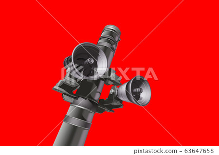 防災廣播圖像(紅色背景) 防災廣播圖像(紅色背景) 63647658