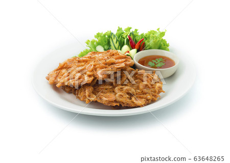 Fried Freshwater Shrimps Crispy Fried Thai Food Fried Freshwater Shrimps Crispy Fried Thai Food 63648265