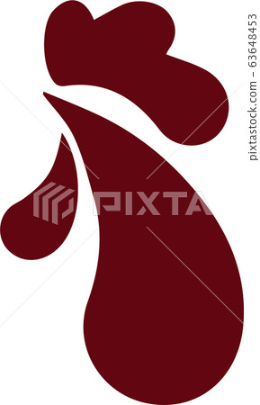 Chicken icon illustration 63648453