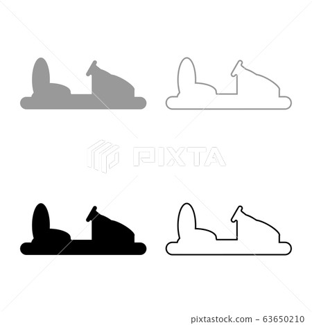 Bumper car silhouette Electric machine for Bumper car silhouette Electric machine for 63650210