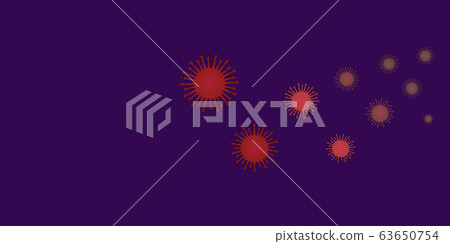 Abstract model of new coronavirus ncov-2019. 63650754