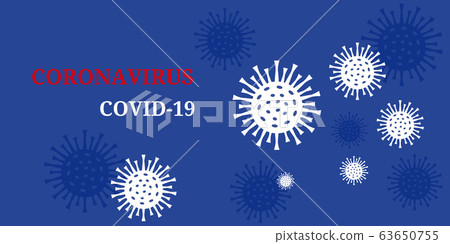 Abstract model of new coronavirus ncov-2019. 63650755