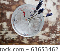 Alcohol beverage. Refreshing Gin and Tonic cocktail 63653462