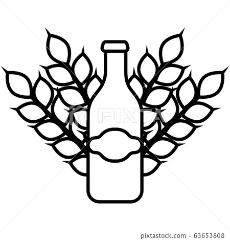 Isolated beer bottle icon Isolated beer bottle icon 63653808