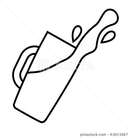 Isolated beer glass icon Isolated beer glass icon 63653867