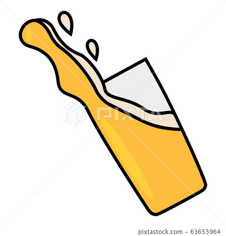 Isolated beer glass icon Isolated beer glass icon 63653964