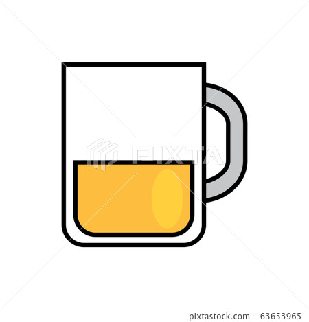 Isolated beer mug icon Isolated beer mug icon 63653965